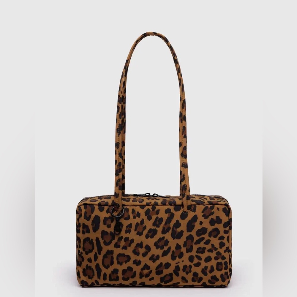 BAGGU Leopard Print Bowler Bag BNWT